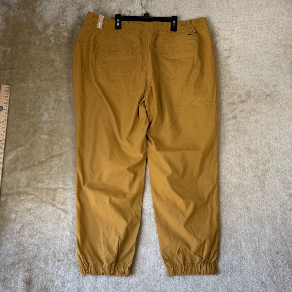 Prana Halle E-Waist Jogger Plus II Antique Bronze Hiking Pants 20W NEW